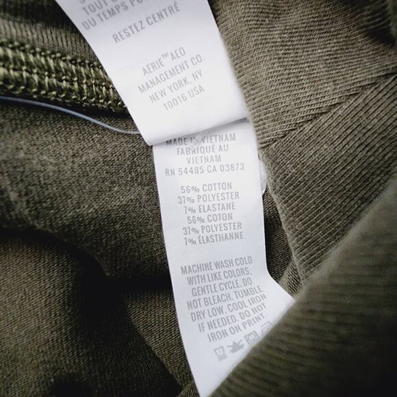 NEW Aerie Offline OG High Waisted Full Length Legging Green Women Medium Long - Picture 6 of 9